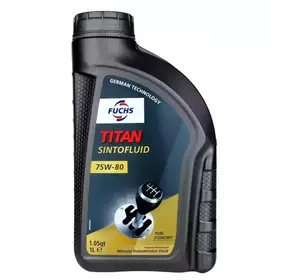 Трансмісійна олива Fuchs Titan Sintofluid 75W-80  1л (GL-4/5) безкоштовна доставка по Україні