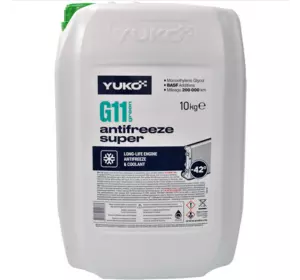 Антифриз  Antifreeze-40 (G11 Green, зелений) 10кг YUKO