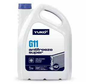 Антифриз  Antifreeze-40 (G11, синій)  5кг YUKO