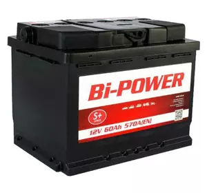Акумулятор  Bi-Power 6СТ- 60Ah 570A (EN) 12V  L[+] Україна