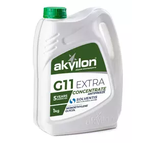 Антифриз Antifreeze Concentrate EXTRA G11 (зелений)  1кг Akvilon