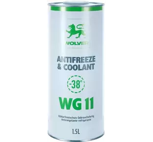 Антифриз Concentrate WG11 Green  1.5л WOLVER Німеччина