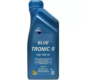Моторна олива всесезонна напівсинтетична Aral 10w40 BlueTronic II 1л безкоштовна доставка по Україні