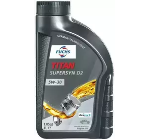 Моторна олива синтетична Fuchs Titan Supersyn D2 5W-30 1л (dexos2 tm) безкоштовна доставка по Україні