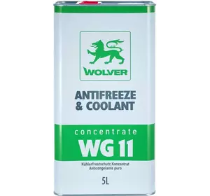 Антифриз Concentrate WG11 Green  5л WOLVER Німеччина