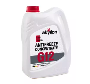 Антифриз Antifreeze Concentrate ULTRA G12+ (червоний)  1кг Akvilon