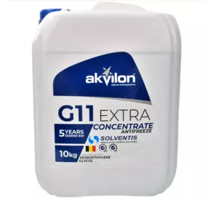 Антифриз Antifreeze Concentrate EXTRA G11 (синій) 10кг Akvilon