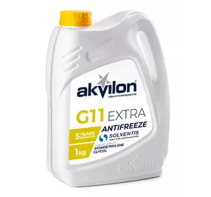 Антифриз Antifreeze -40 EXTRA G11 (жовтий)  1кг Akvilon