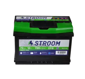 Акумулятор "STROOM" EFB II 72Ah 720 А 12V START-STOP права клема Польща