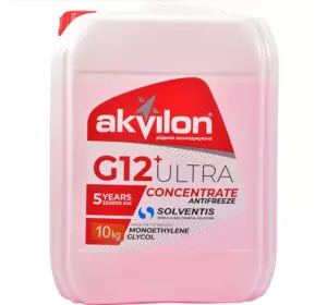 Антифриз Antifreeze Concentrate ULTRA G12+ (червоний) 10кг Akvilon