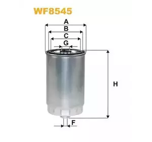 WIX Фільтр паливний Santa Fe (РР979/8) WF8545 безкоштовна доставка по Україні