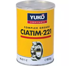 Мастило для підшипників YUKO Циатім 221 1л/0.8кг (з/банка) безкоштовна доставка по Україні