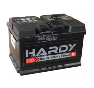 Автомобільний акумулятор 6СТ- 75Аз HARDY 12В 75Ah 760A Автомобільний акумулятор 6СТ- 75Аз HARDY 12В 75Ah 760A